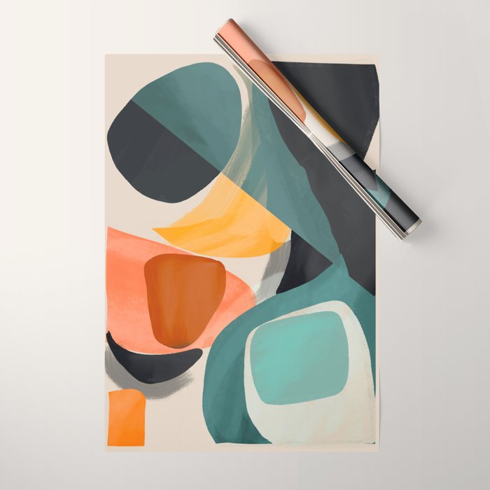 Modern Abstract Art 146 Wrapping Paper Gallery Image 1