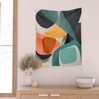 Modern Abstract Art 146 Wall Tapestry Gallery Image 2