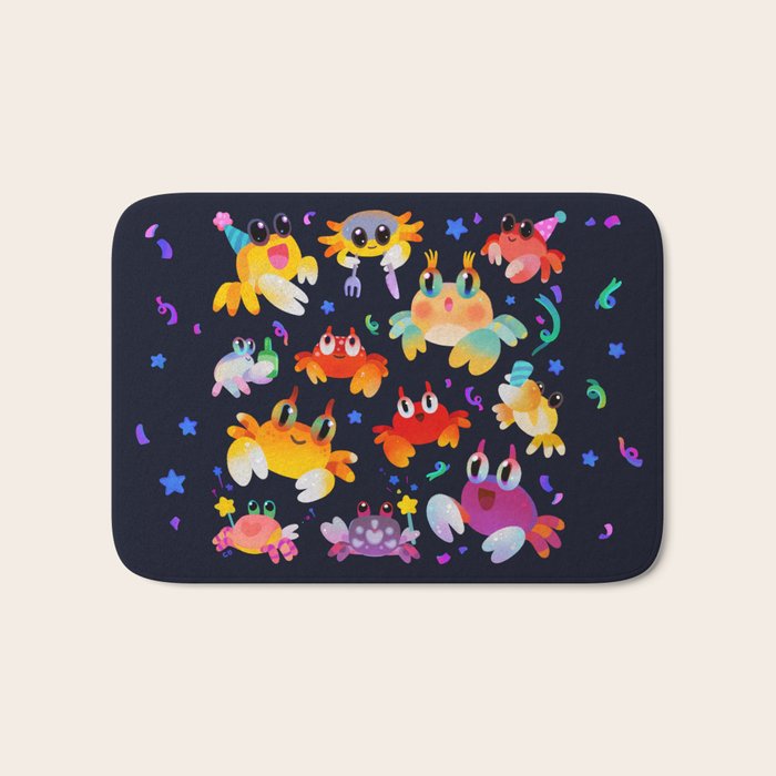 Party crab Bath Mat Gallery Image 1
