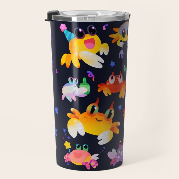 Party crab Travel Mug Gallery Image 3