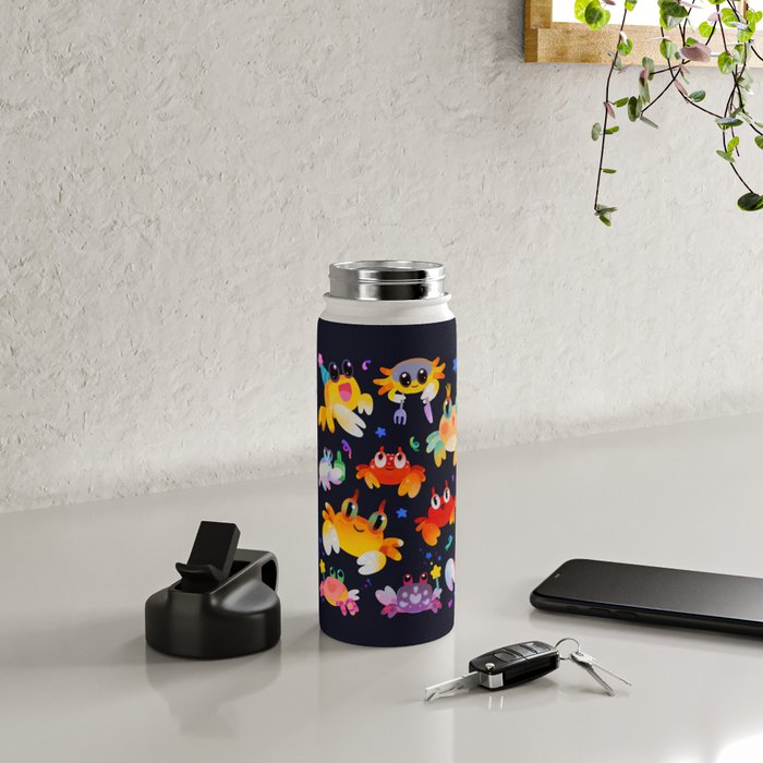 Party crab Water Bottle Gallery Image 4