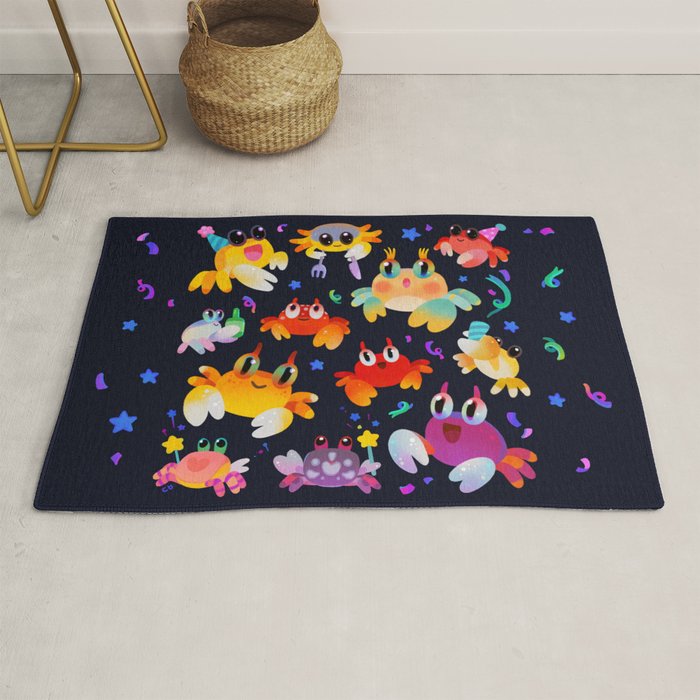 Party crab Rug Gallery Image 1