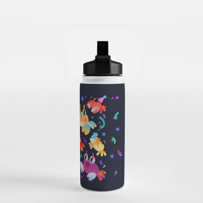 Party crab Water Bottle Gallery Image 2