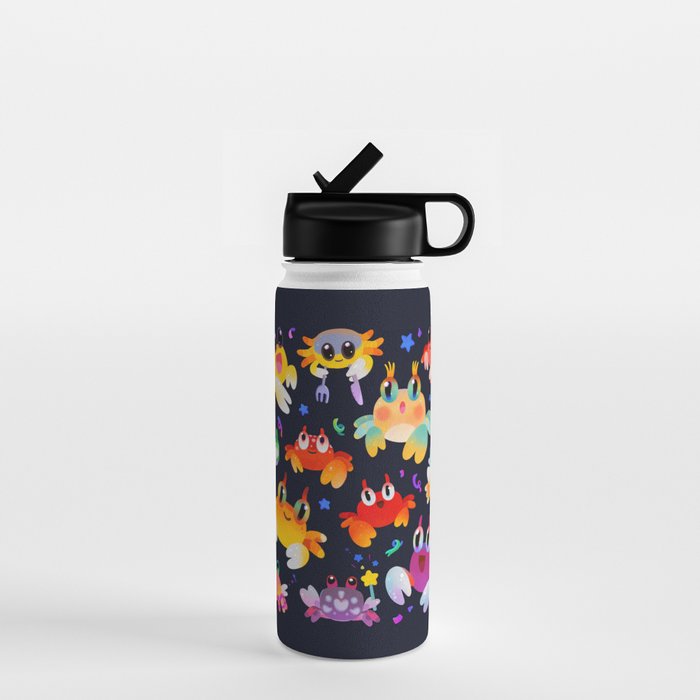 Party crab Water Bottle Gallery Image 1
