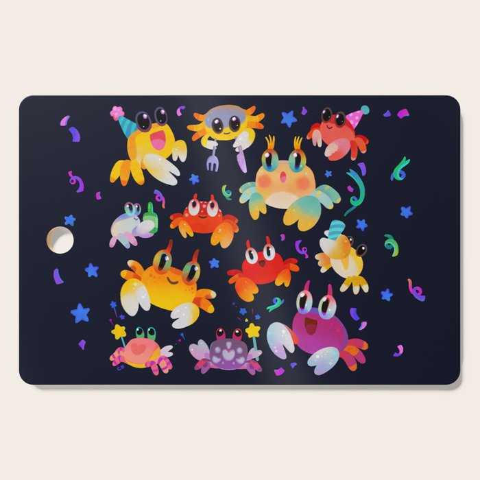 Party crab Cutting Board Gallery Image 1