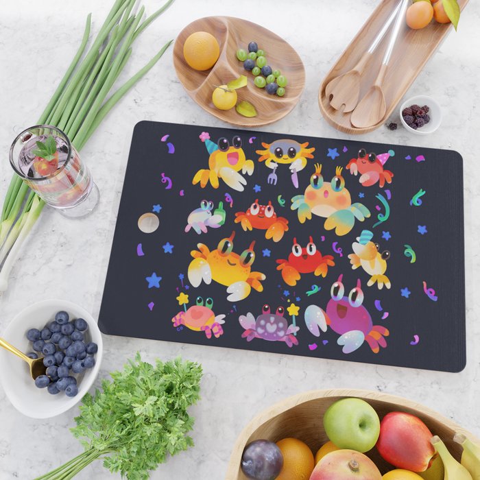 Party crab Cutting Board Gallery Image 2