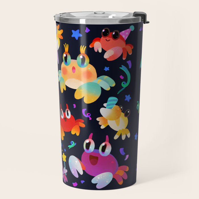 Party crab Travel Mug Gallery Image 2
