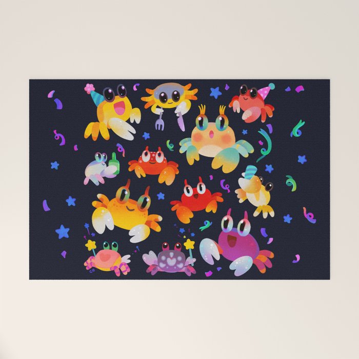 Party crab Welcome Mat Gallery Image 1