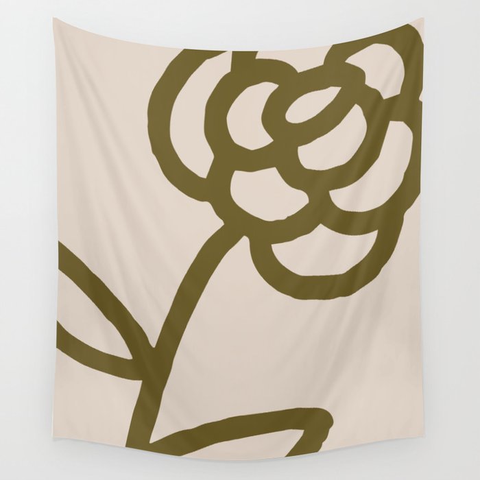 flowers feelings âÂ flower only Wall Tapestry Gallery Image 1