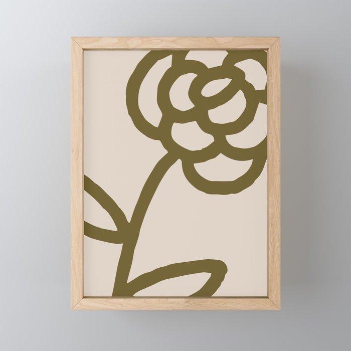 flowers feelings âÂ flower only Mini Art Print Gallery Image 1