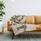 flowers feelings âÂ flower only Throw Blanket Gallery Image 1
