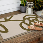 flowers feelings âÂ flower only Outdoor Rug Gallery Image 2