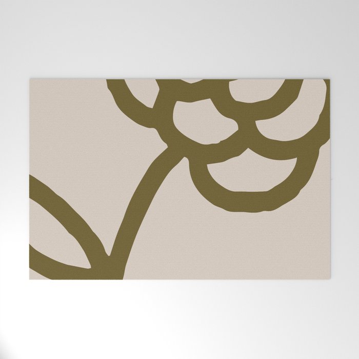 flowers feelings âÂ flower only Welcome Mat Gallery Image 1