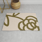 flowers feelings âÂ flower only Rug Gallery Image 1