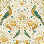 William Morris Vintage Seasons by May Melsetter Bird Blue Sea Glass Brick Pattern Coffee Mug Gallery Image 2