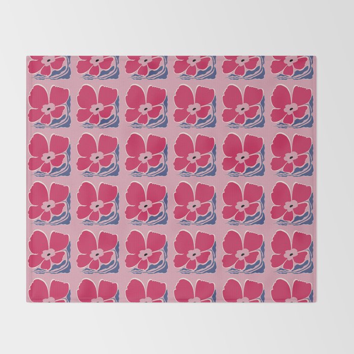 Big Blooming II Throw Blanket Gallery Image 2