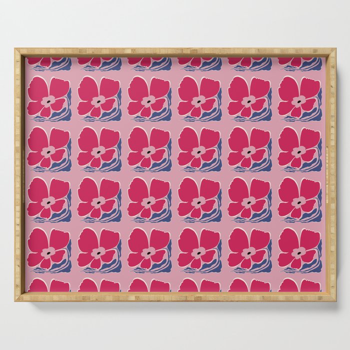 Big Blooming II Serving Tray Gallery Image 1