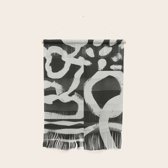 Black & White Abstract Collage #1 Wall Hanging Gallery Image 1