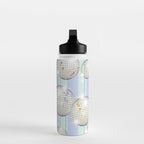 Striped Party Disco Ball Mint Water Bottle Gallery Image 3