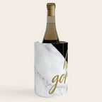 Hello Gorgeous, Meme, Marble and Black Wine Chiller Gallery Image 2