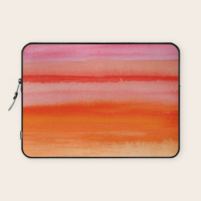 Watercolor Sunset Sky Laptop Sleeve Gallery Image 1