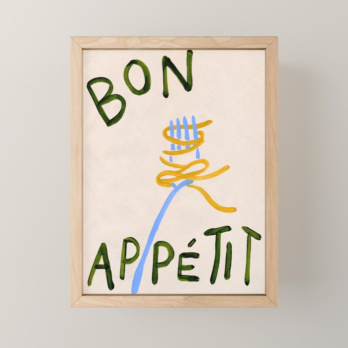 Bon Appétit Mini Art Print Gallery Image 1