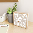Quirky Florals in Beige, Terracotta and White Mini Art Print Gallery Image 2
