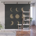 Cat Landscape 136: Cat Moon Wall Mural Gallery Image 1