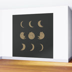 Cat Landscape 136: Cat Moon Wall Mural Gallery Image 2