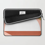 Mid Century Modern Sunset - Terracotta Peach Mustard Laptop Sleeve Gallery Image 2