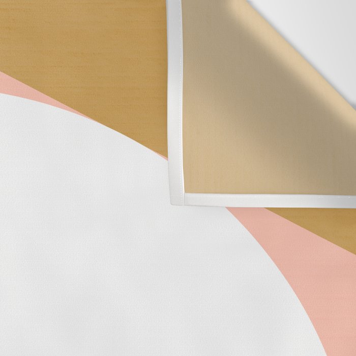 Mid Century Modern Sunset - Terracotta Peach Mustard Wall Tapestry Gallery Image 3