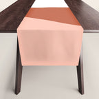 Mid Century Modern Sunset - Terracotta Peach Mustard Table Runner Gallery Image 1