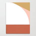 Mid Century Modern Sunset - Terracotta Peach Mustard Notebook Gallery Image 4