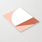 Mid Century Modern Sunset - Terracotta Peach Mustard Notebook Gallery Image 3