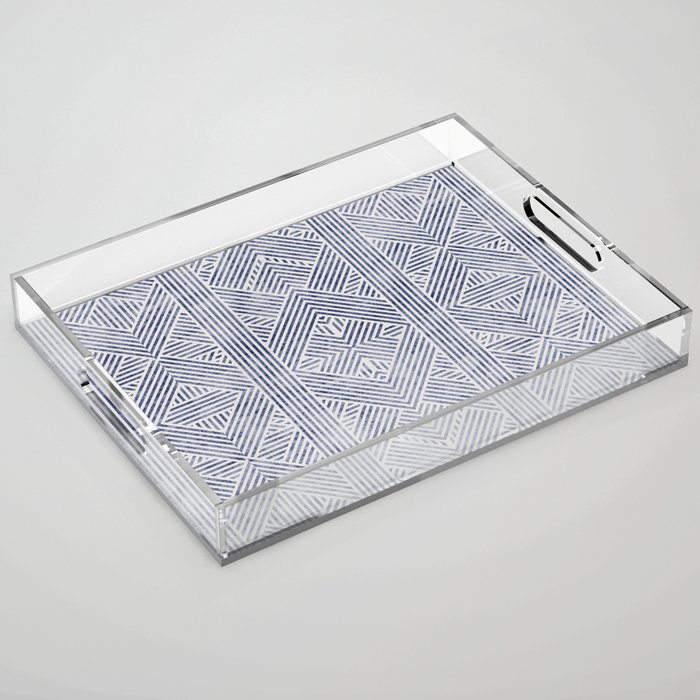 AMAI GEO DENIM Acrylic Tray Gallery Image 1