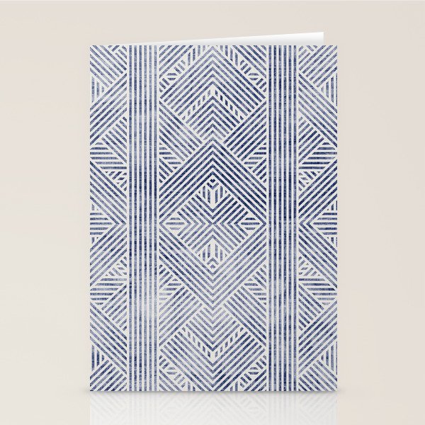 AMAI GEO DENIM Stationery Card Gallery Image 1
