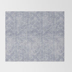 AMAI GEO DENIM Throw Blanket Gallery Image 2