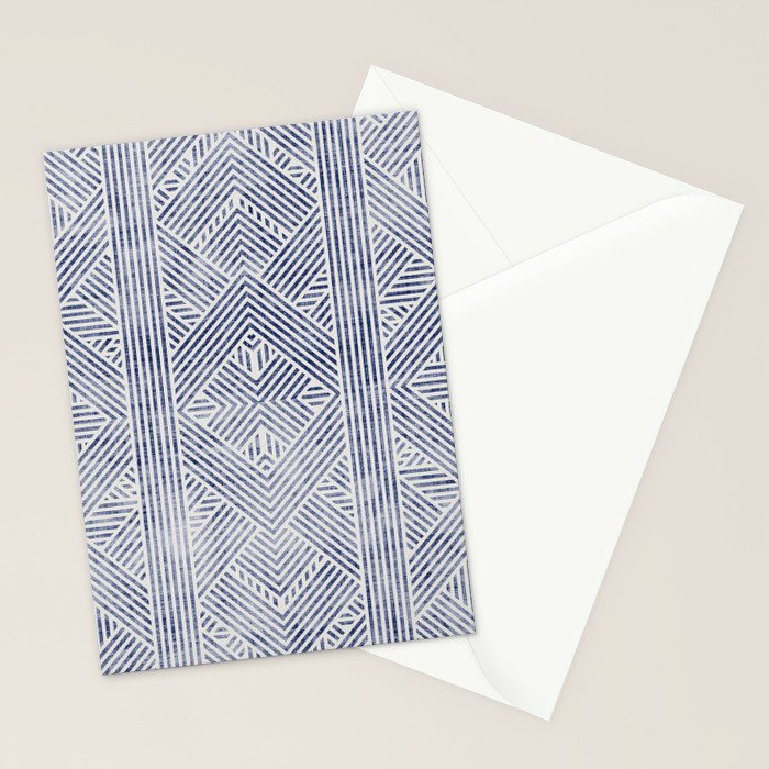 AMAI GEO DENIM Stationery Card Gallery Image 2