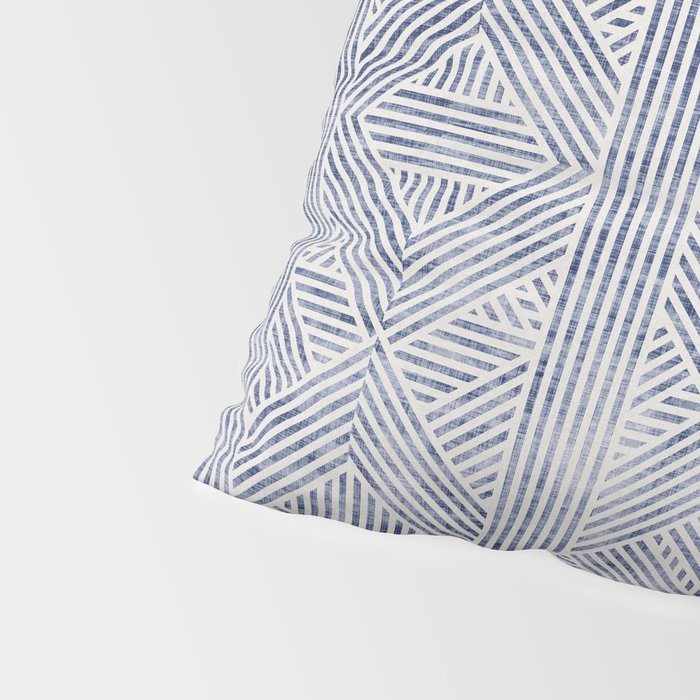 AMAI GEO DENIM Pillow Sham Gallery Image 4