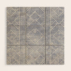 AMAI GEO DENIM Wood Wall Art Gallery Image 1