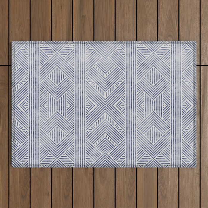 AMAI GEO DENIM Outdoor Rug Gallery Image 1