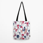 Happy llamas Christmas Choir III Tote Bag Gallery Image 2