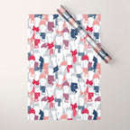 Happy llamas Christmas Choir III Wrapping Paper Gallery Image 1