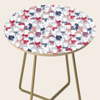 Happy llamas Christmas Choir III Side Table Gallery Image 2