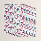 Happy llamas Christmas Choir III Wrapping Paper Gallery Image 3