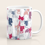 Happy llamas Christmas Choir III Coffee Mug Gallery Image 1
