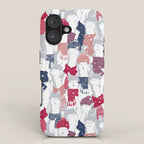 Happy llamas Christmas Choir III iPhone Case Gallery Image 1