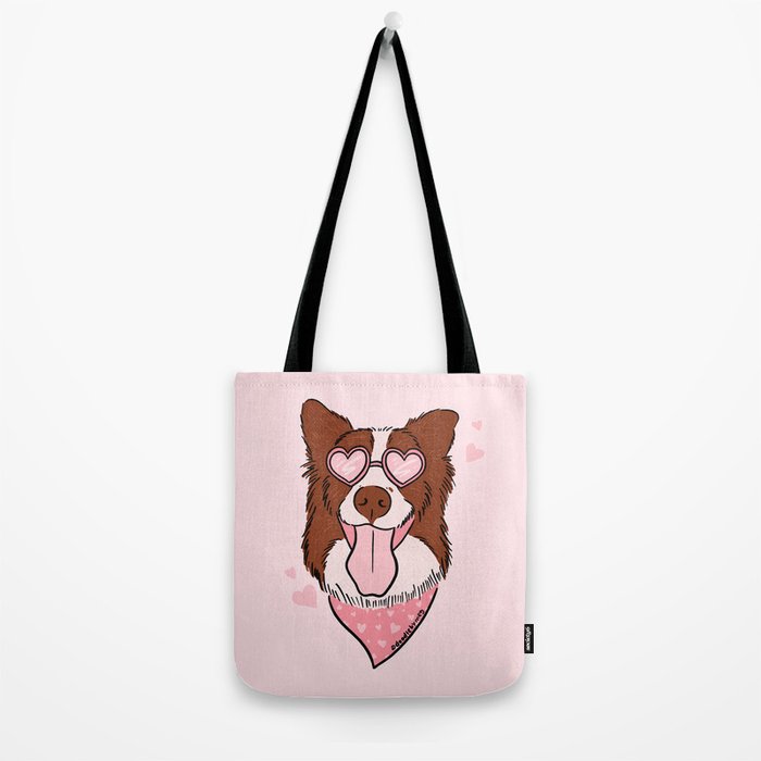 Valentine Dog Tote Bag Gallery Image 2