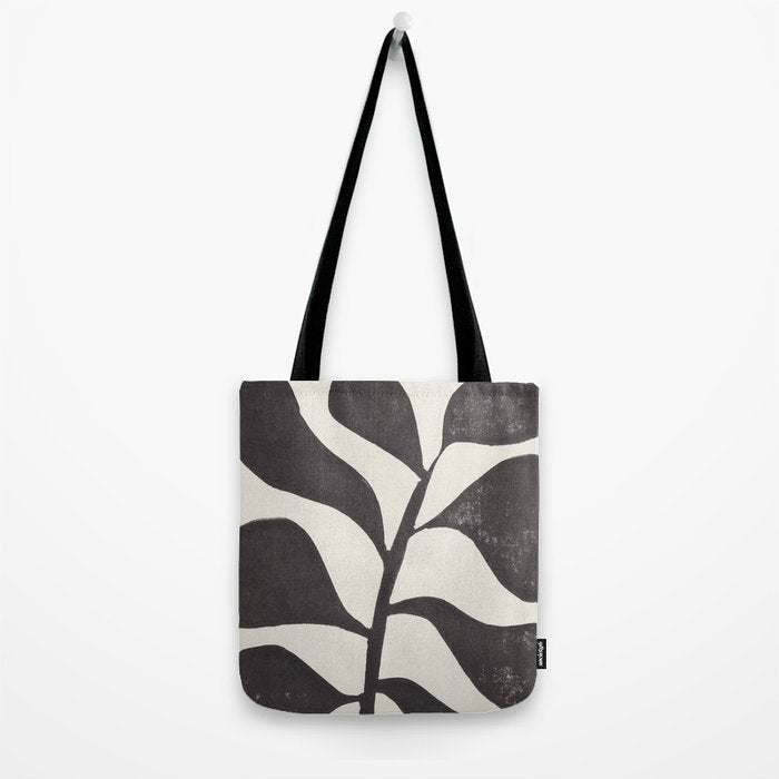 Linocut Houseplant #3 Tote Bag Gallery Image 2