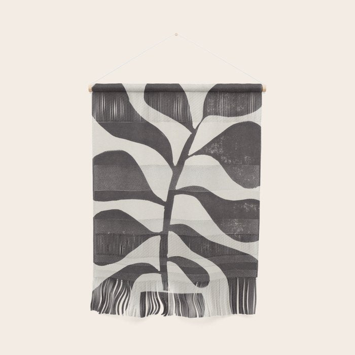 Linocut Houseplant #3 Wall Hanging Gallery Image 1